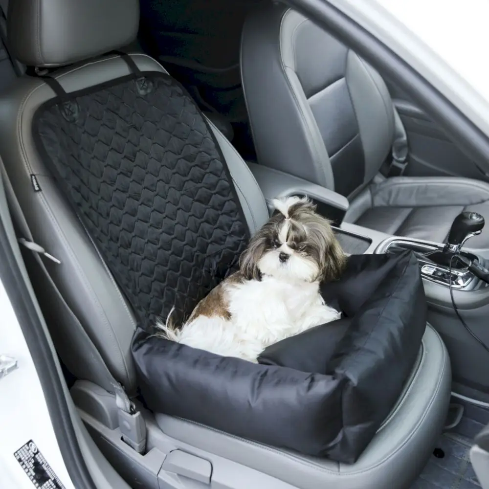 Luxury Waterproof Dog Car Seat Bed Comfortable Dog Bed Soft Travel Pet Car Seat with Safety Buckle