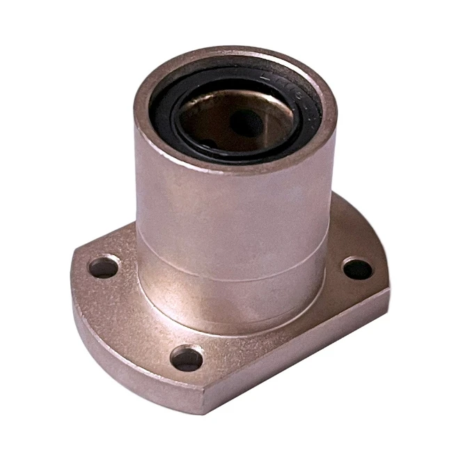 Built -in copper alloy lining sleeve extension pair -flafted inner copper -outer steel guide cover