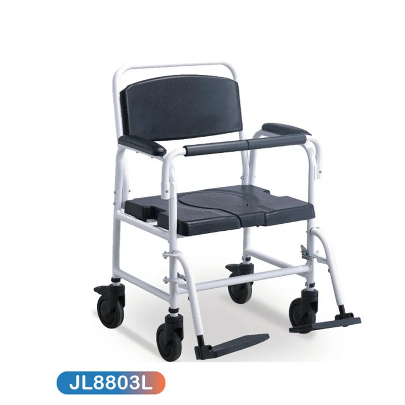 Economic Steel Commode Wheelchair With 4 Wheels  in bambang philippines