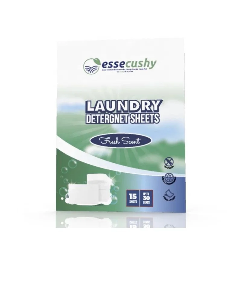 Laundry detergent washing sheets no liquid with high quality for both hand and machine wash sheets