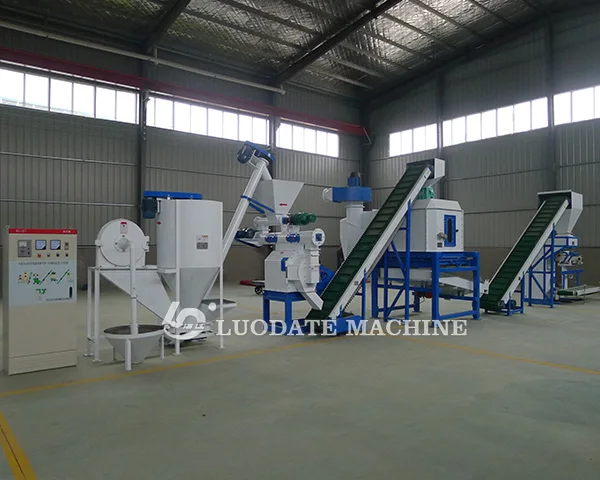  Утверждение CE ISO Заводская поставка 1-1.5TPH небольших масштабах комбикормовый завод/птицы корма гранул производственной линии/кормов для птицы