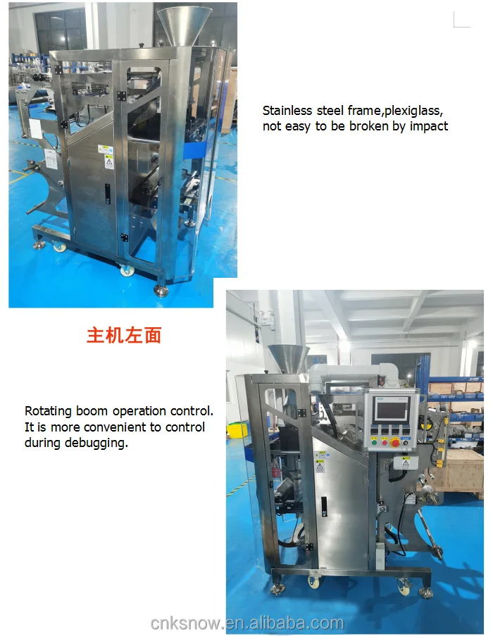 high accuracy automatic 10 heads snack packing machine for granule material bag packing