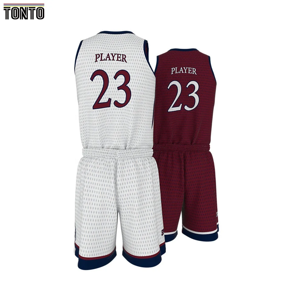 2022 Latest Unique Basketball Jersey Pattern Design Wholesale Custom Basketball Jerseys