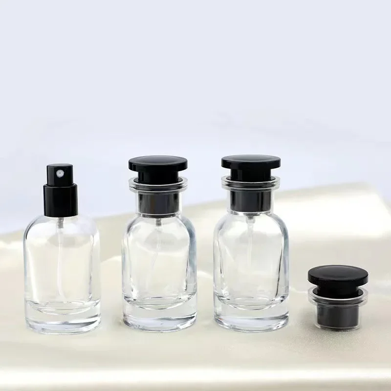 30ml Glass Empty Refillable Perfume Bottle Glass Spray Bottle Portable Travel Cosmetic Packaging Bottle