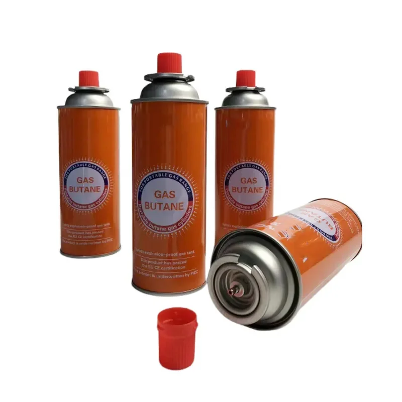 BBQ Camping Butane Gas Cartridge New Style for Portable Gas Stove
