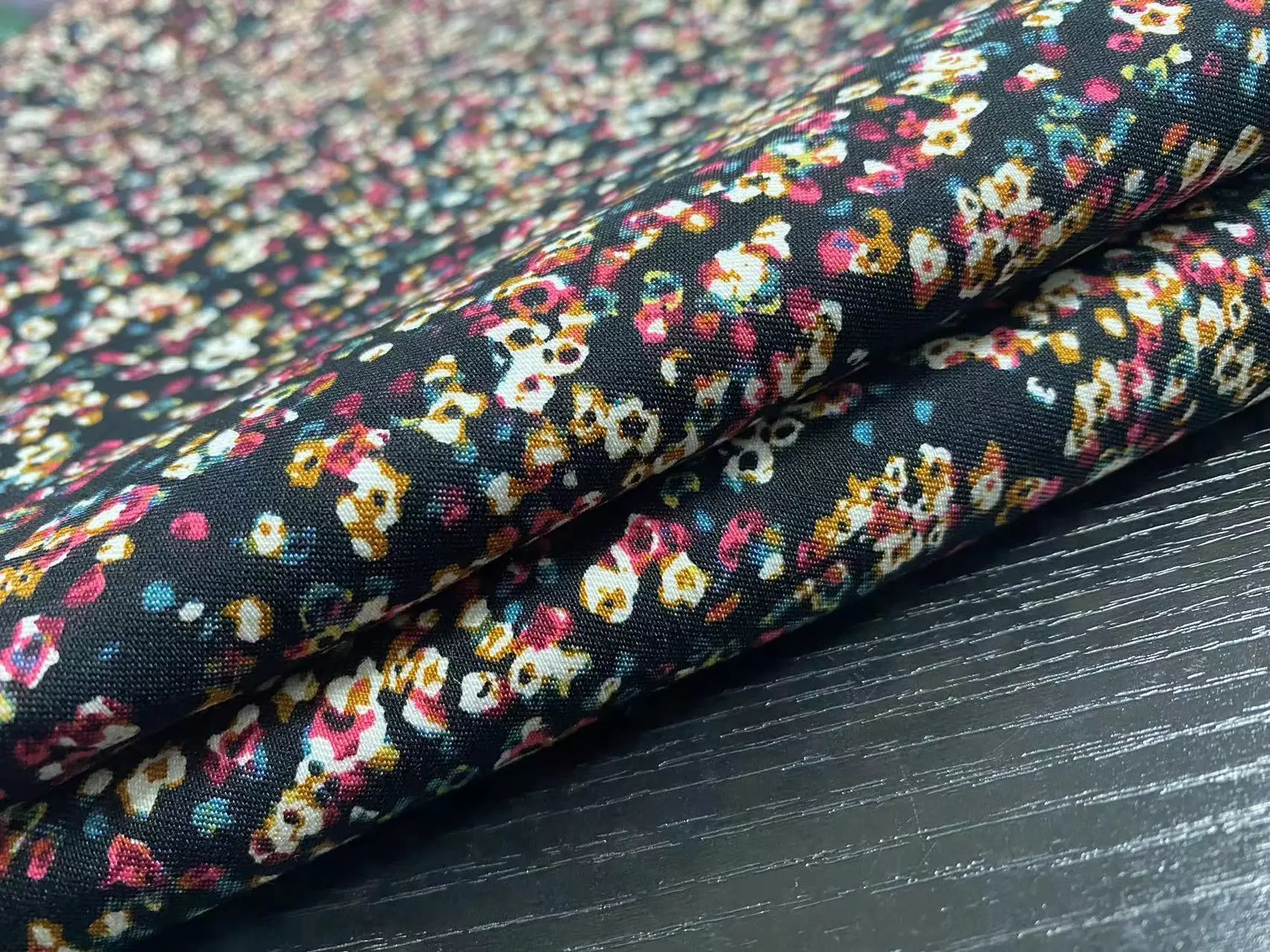 Rayon Nylon Spandex soft stretch fabric printed bengaline fabric for clothes