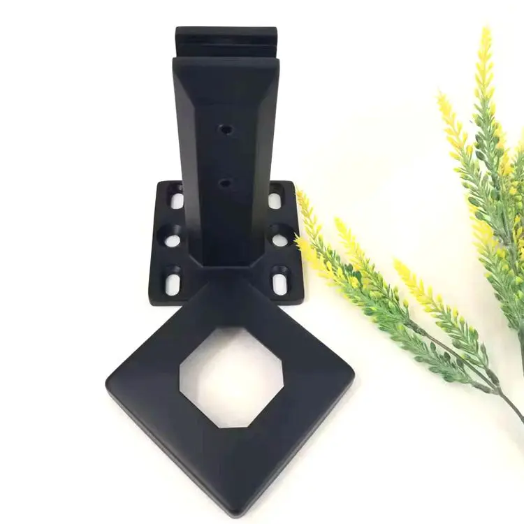 On sale indoor stair balustrade fencing stainless steel 2205 black glass spigot for fixing