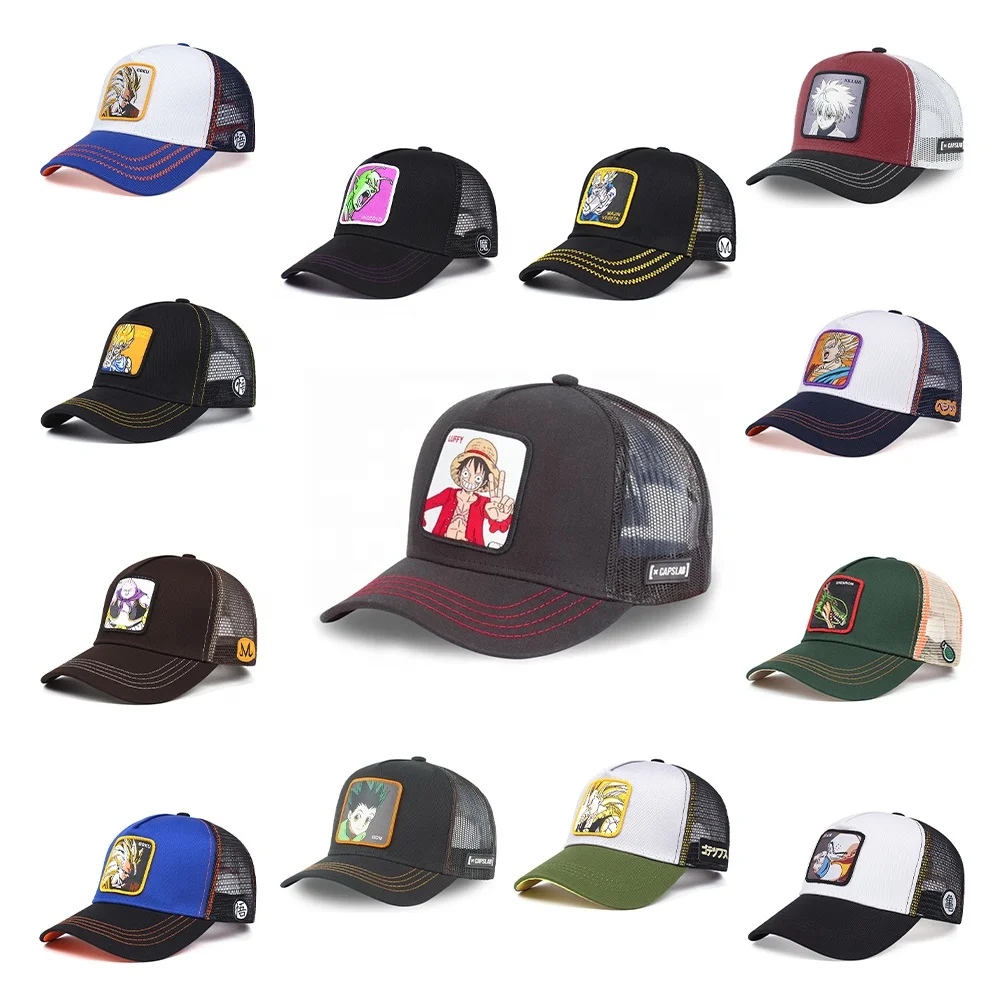 High Quality Custom Logo Fashion Hip Hop Mesh Trucker Hat Adjustable Embroidery Baseball Caps dropshipping wholesale
