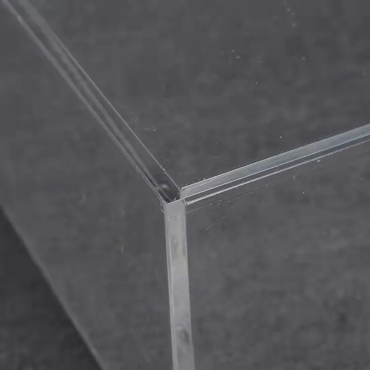 Custom Transparent Clear Storage Anti Dripping Water PMMA High-end Rectangle Acrylic Wish Gift Box transparent gift boxes