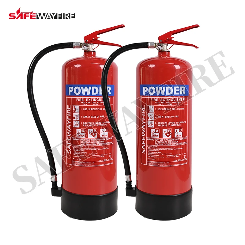 Safewayfire EN3-7 BSI CE Abc Dry Chemical Powder Fire Extinguisher 9kg Fire Extinguisher
