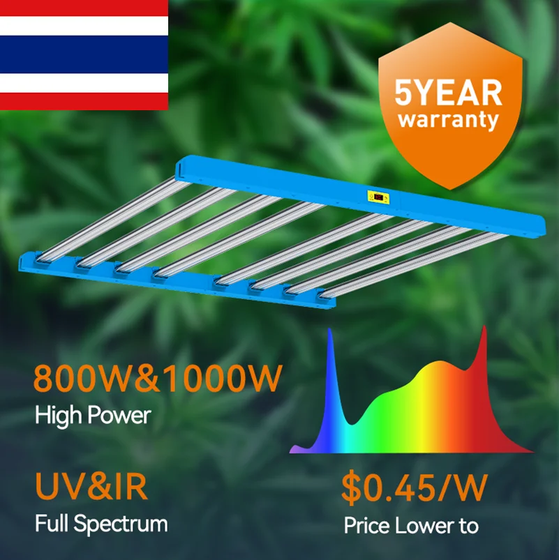 5000w 12 Bar Under Canopy King Bright Led Plants Grow Samsung Lm301h Plant Light
