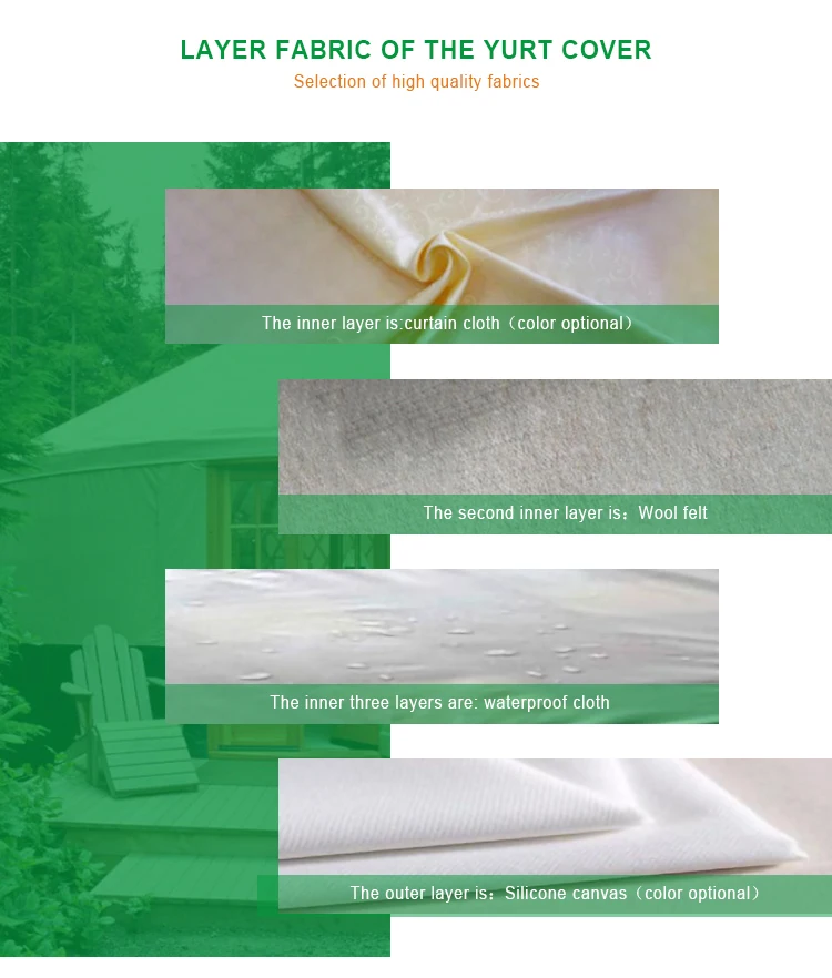 aluminium frame with bathroom 12m viking camping frame tent Modern luxury Mongolia yurt