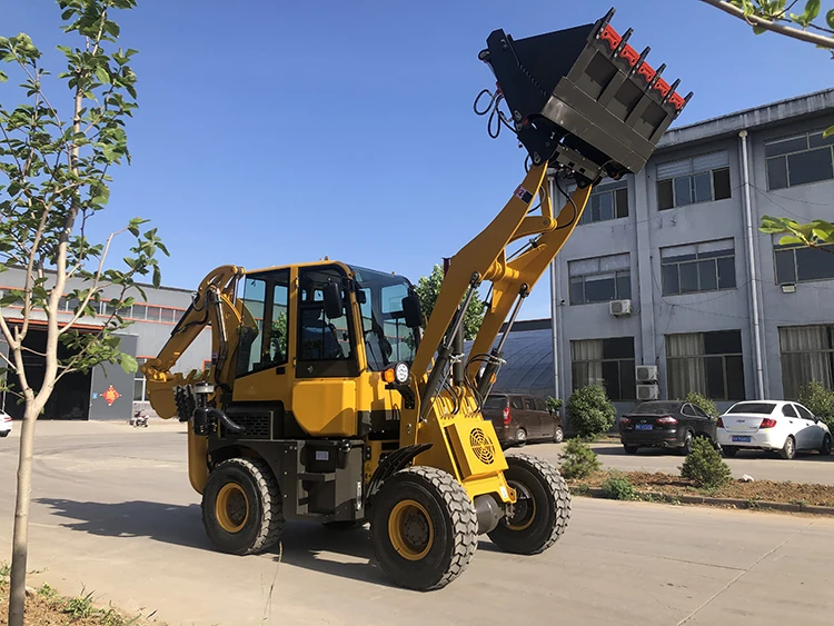 Backhoe Loader Mini Tractor Backhoe Loader with Backhoe and Front Loader