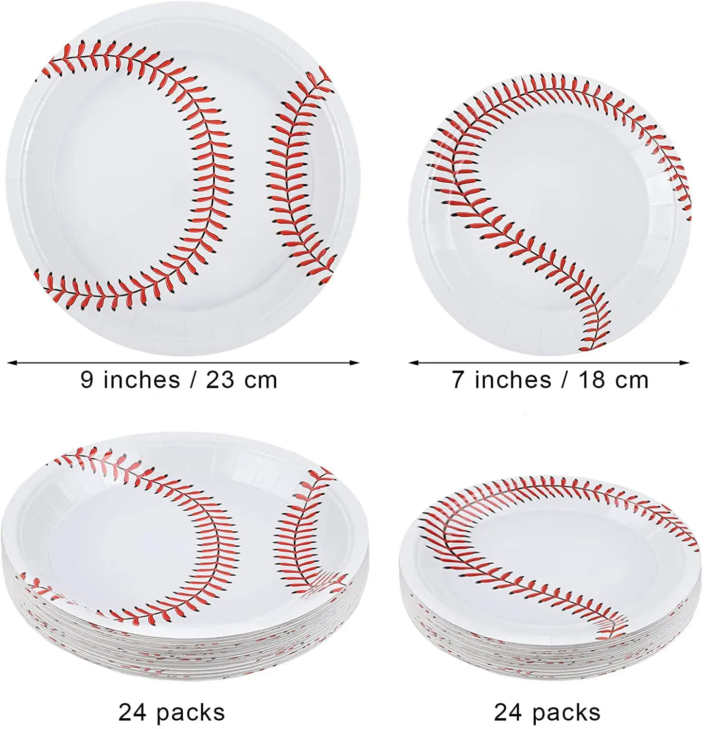Baseball Sports Theme Party Birthday Supplies Table Decoration Disposable party dinner plate cup Tableware Set