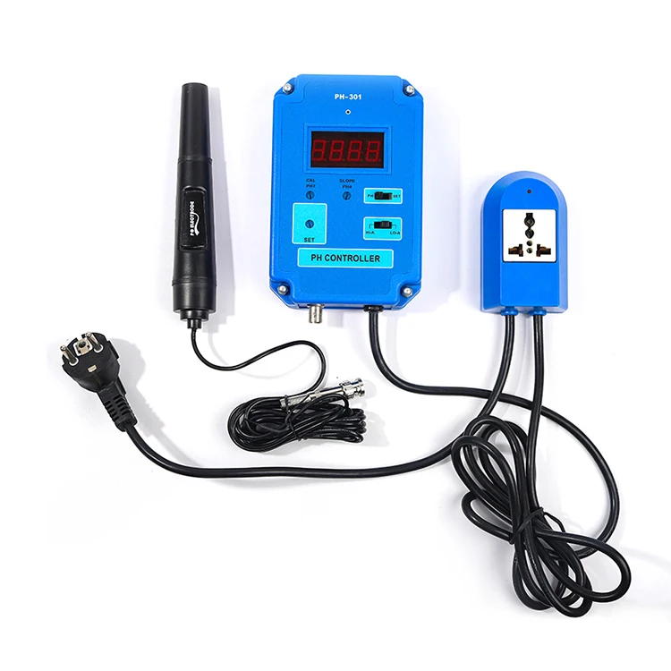 PH-301 онлайн контроллер рН метр тестер Диапазон 0 00 ~ 14 pH для тестирования качества воды с дополнительным СМЕННЫЙ BNC