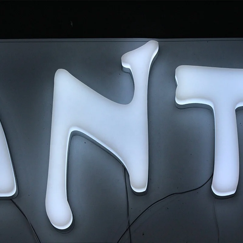 
Акриловая вывеска для улицы с фронтальной подсветкой, 3D буквенный знак для магазина 