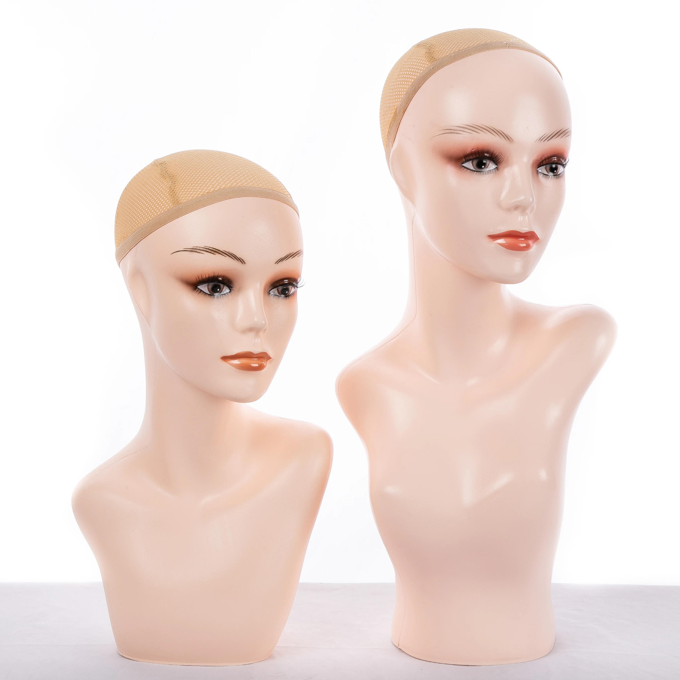 Female Professional Cosmetology wholesale mannequin head for Wigs jewelry display wig mannequin heads