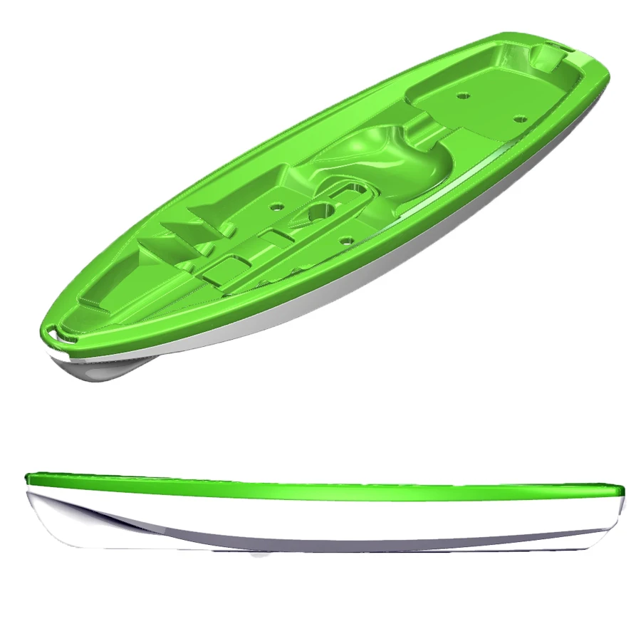 One Person Plastic Single Seat Sit On Fishing Kayak Sit On Top Double Boat Plastic Dropshipping