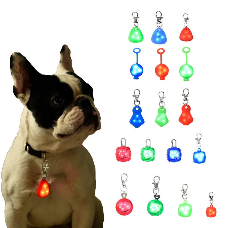 Прогулочная Беговая Ночная видимая Подвеска для домашних животных безопасная светодиодная бирка для собак