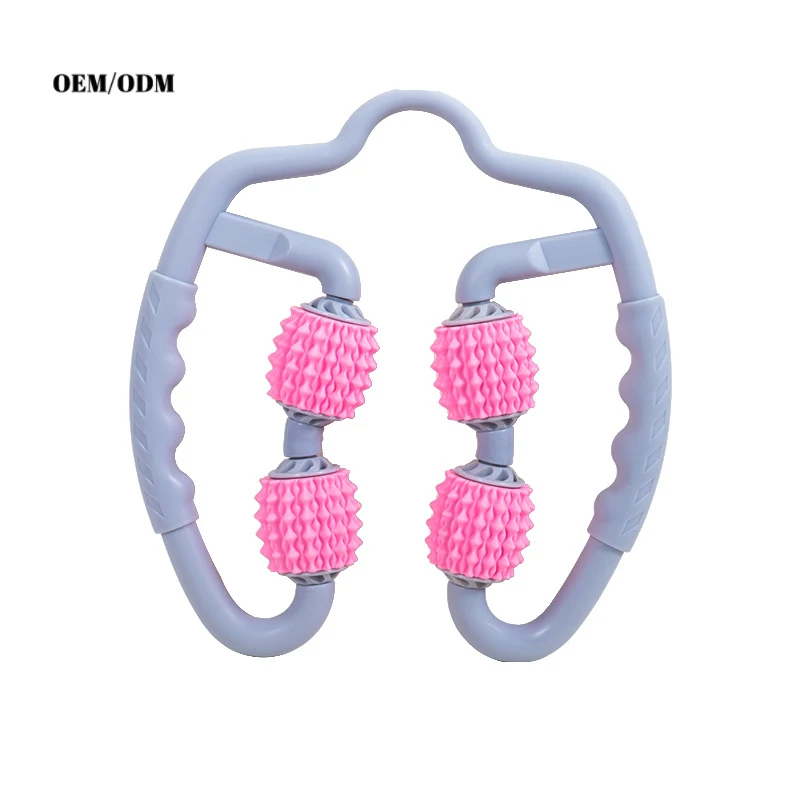 ODM OEM Leg Meridian Massager Stretching Yoga thigh and calf roller ring clamp leg slimming and muscle relaxation device