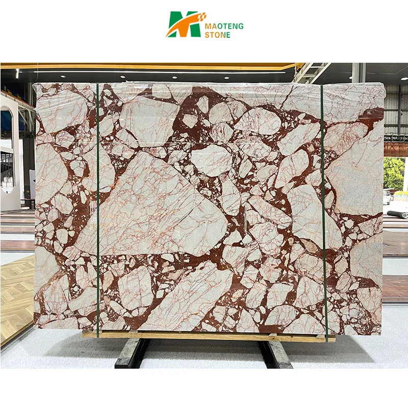 Hot Sale Wall Tile Polished Bulgari Red Marble Slab For Kitchen Countertop And Bathroom