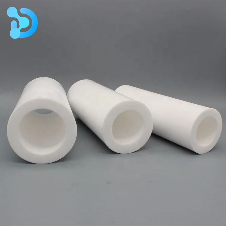 70mm diameter  Big size molded white PTFE round tube