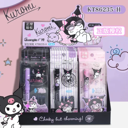 Ручка Sanrio Kulomi с чернильным мешочком для студентов стираемая синяя ручка позитивной