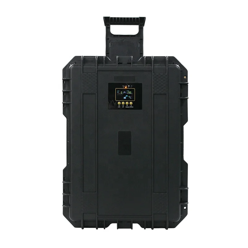 Srsolar 5kwh Portable solar power bank 50000mah waterproof for outdoor work