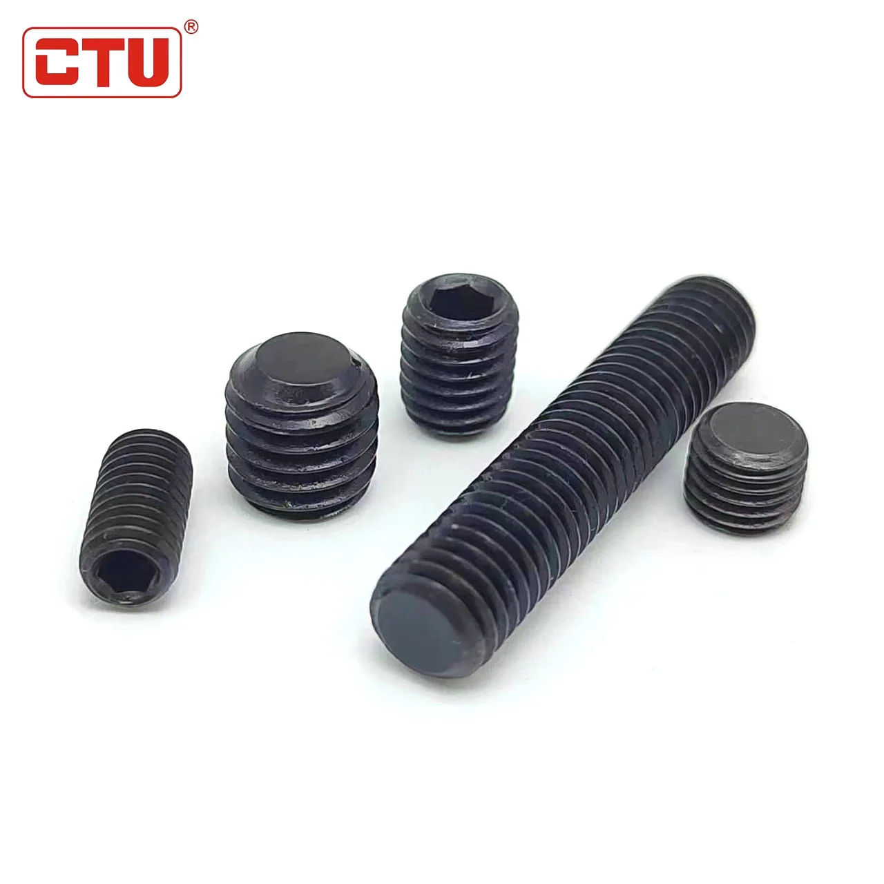 high tensile 45H grub  socket head set screw with flat point DIN913 M3-M16 stock