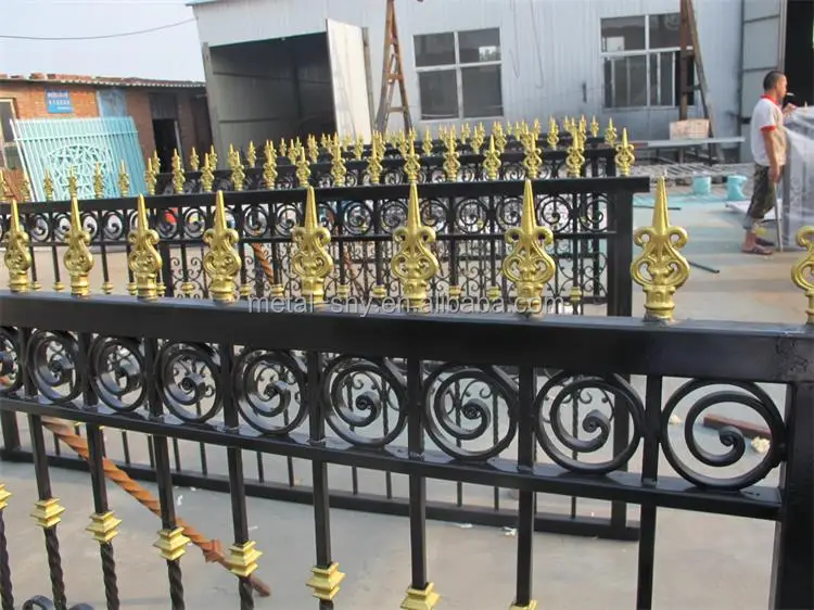 Wrought iron fence 3