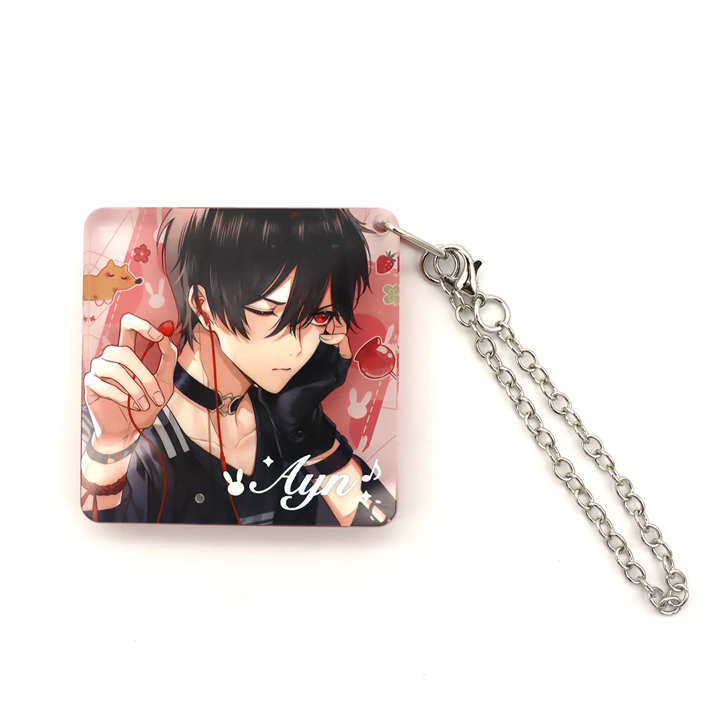 acrylic manufacturer kpop bag ornament Japan cartoon metal keychain acrylic pendant FAMA factory