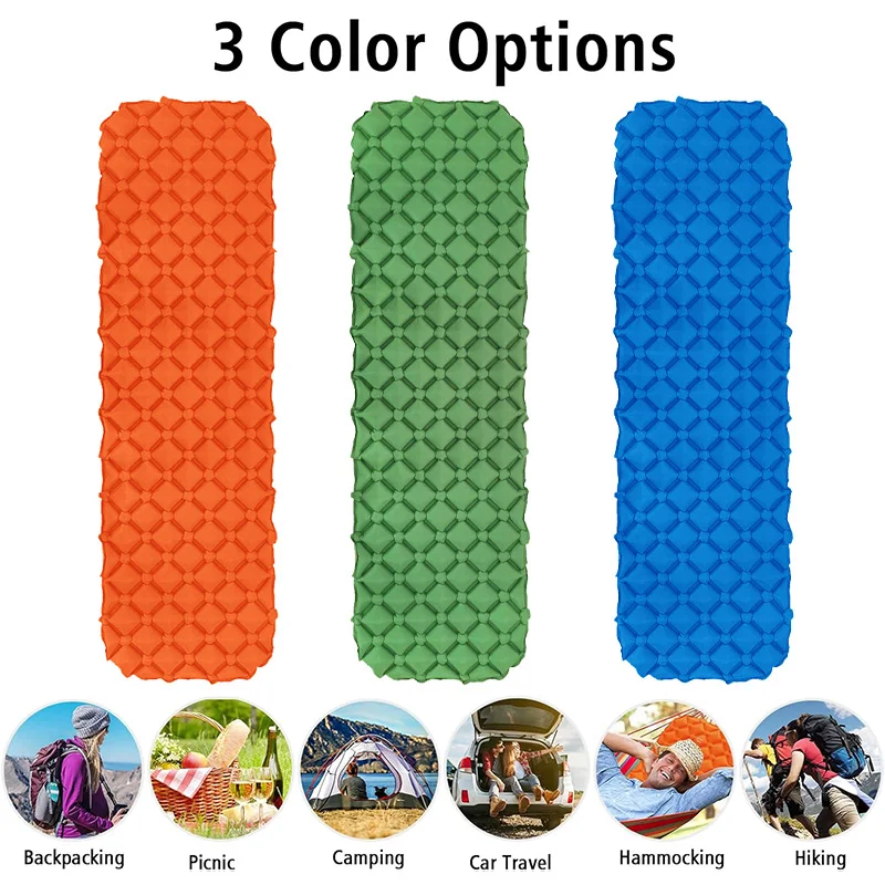 Durable Water Proof Backpack Camping Comfort Sleep Air Mattress Inflatable Mattress