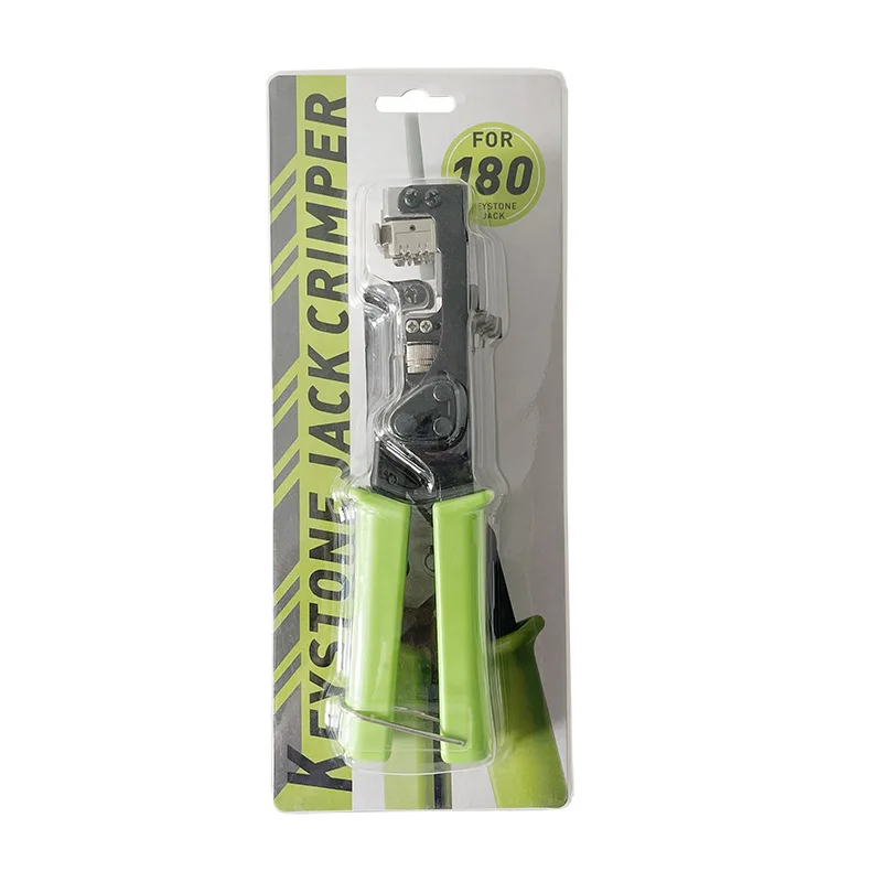 180 degrees 5/6 type network module cable crimp punch down modular hand network crimping termination tool