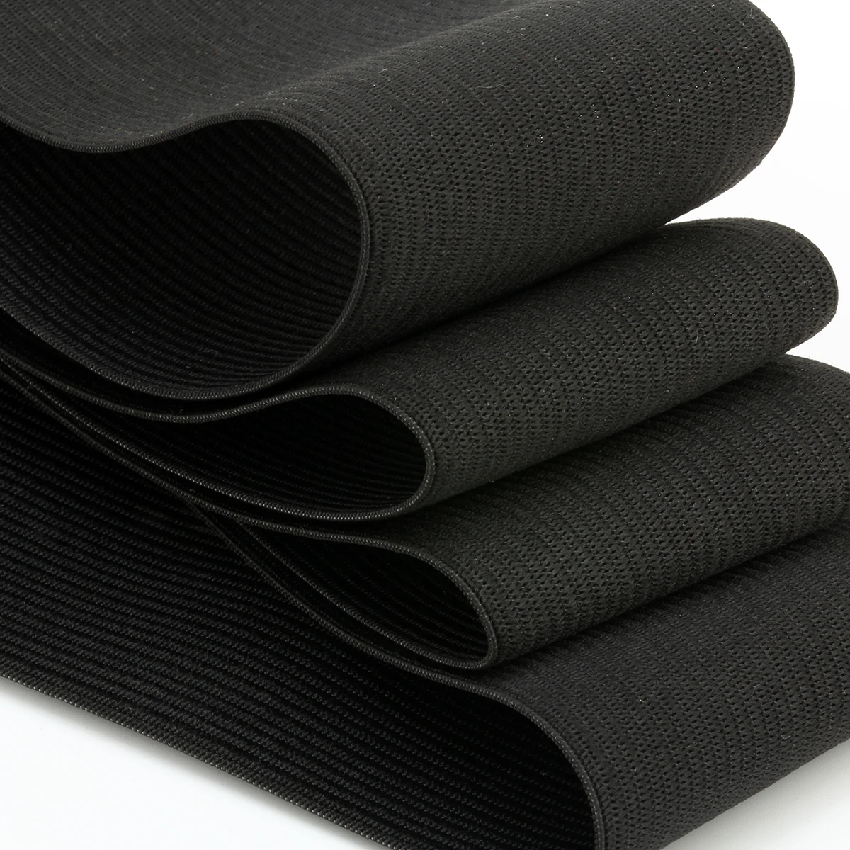 sewing elastic 4.0cm Factory Wholesale Eco-friendly Polyester Elastic Webbing Knitted flat  Elastic band for Clothing