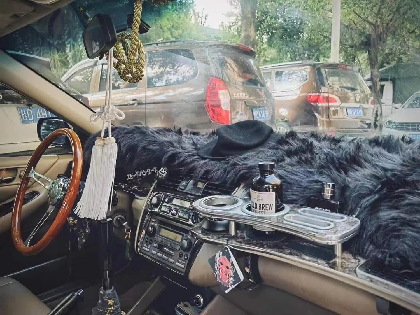 Marcan Car Dashboard Cover Instrument Platform Mat Fit for All Car Dashboard Mat Pad Dash Fur Car Shade Dash Board Cover