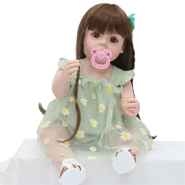 Tusalmo wholesale china manufactures handmade realistic girl mini crying wig reborn baby dolls for kid