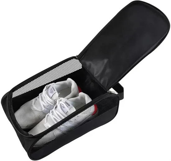 Hot Sale Large Capacity Portable Outdoor Golf Shoes Bags Travel Shoes Bags Zippered Sport Shoes Bag For Travel Man Woman