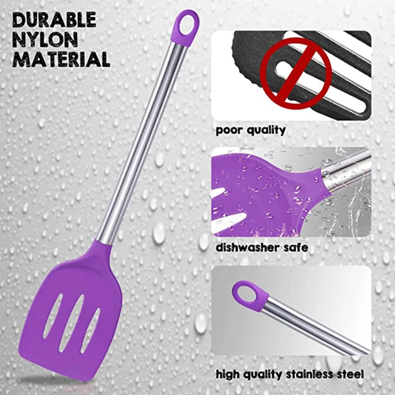 Versatile Hot Selling 42pcs Set Manufacturers Directly Nylon Kitchenware Set Cooking Equipment With Turner Tongs Spatula Spoon