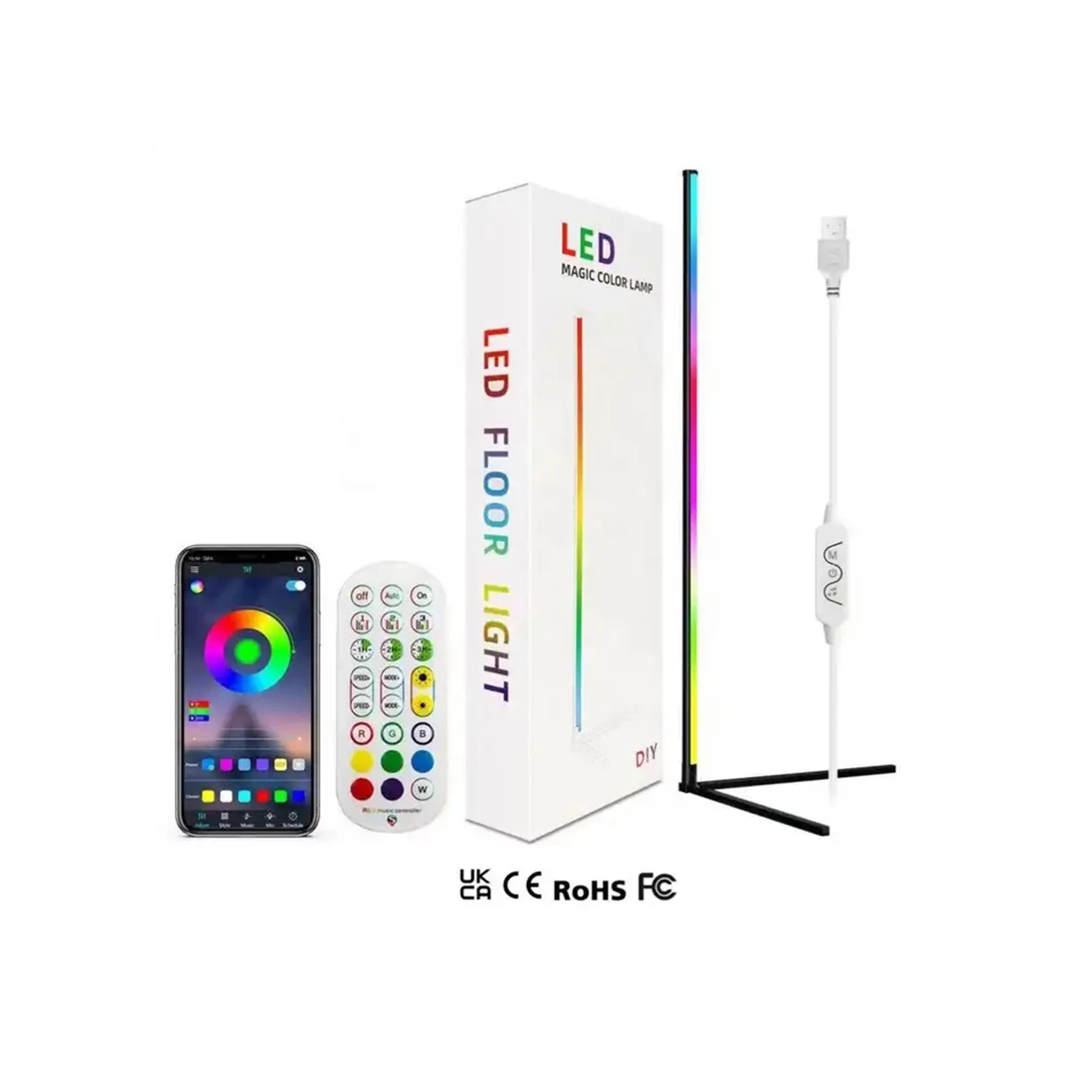 Смарт-штатив RGB Arc с турецкой скульптурной скульптурой украшение для гостиной подключи создай атмосферу стоячие светодиодные трубки напольные угловые лампы