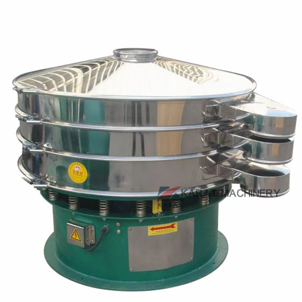 2 deck rotary vibrating screen sieve machine