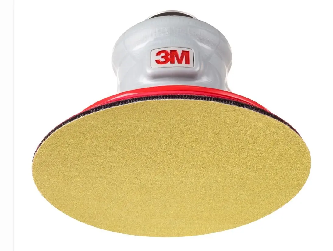 3M 5Inch 6 hole abrasive paper fiber disc yellow round  sandpaper zirconia sanding disc for polishing disc