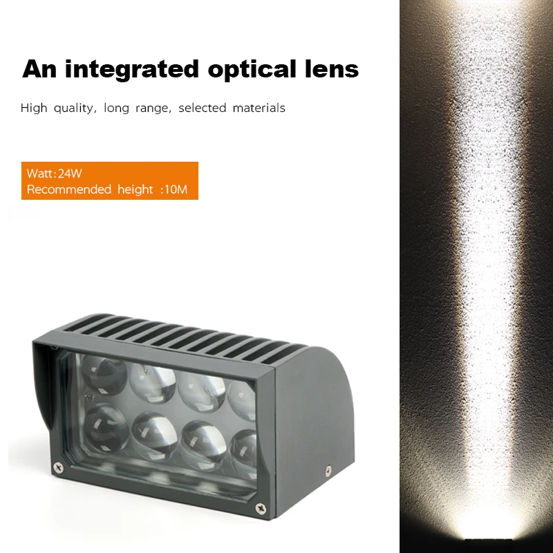 outdoor uplight narrow beam angle waterproof narrow beam long range wall led projector
