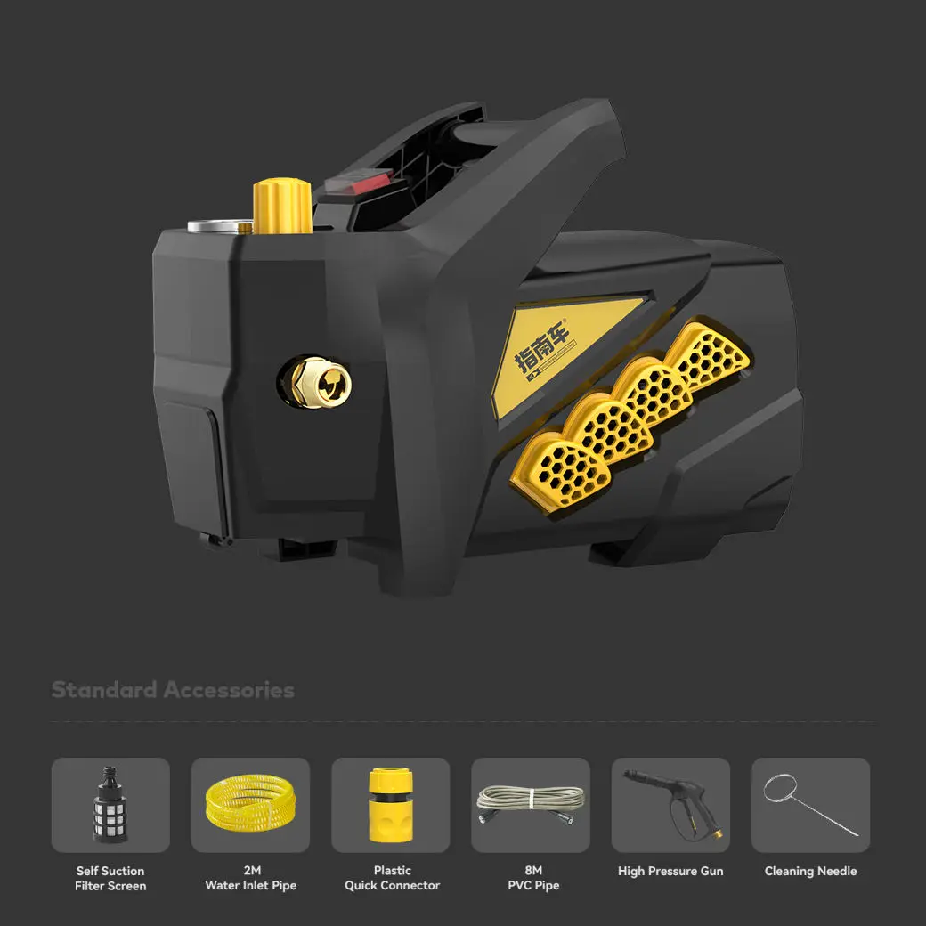 OEM 1800W Electric Powerful Car Washer 110Bar Cold Water High Pressure Cleaners