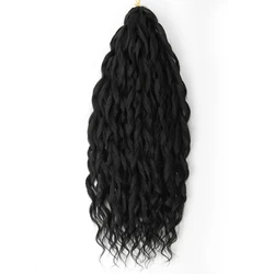 Synthetic Crochet Hair Braids Afro Curls Yaki Kinky Braiding Hair For Extensions Afro Hair Soft Braids Ombre Loose Wave
