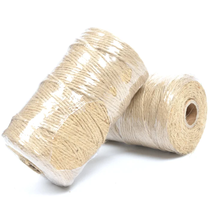 Factory Price Home Garden Decoration Natural Sisal Rope Jute Burlap Rope String Twine  Cord