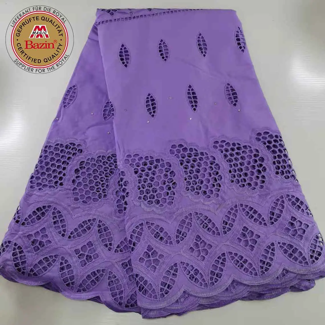 Latest Style Pure Cotton Swiss Voile Lace Fabric For Gambia Women Traditional Wedding Party Dresses 100% Cotton Stones Dry Lace