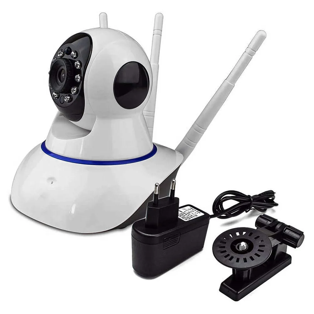 Hot Selling Smart Network Home Security WiFi Camera 720P IP Camera Robot Baby Room CCTV 3 Antenna Baby IP Remote Camera