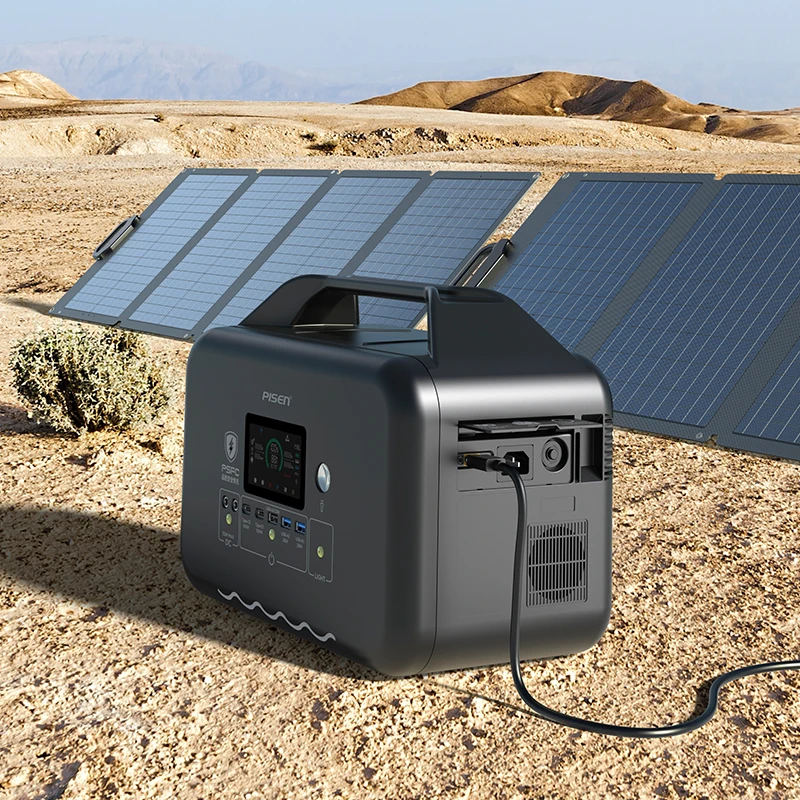 New Portable Power Station 1008Wh 230V Lifepo4 Battery Pack DC AC USB Home Outdoor Camping Car Jump 1000 Watt Solar Kraftwerk