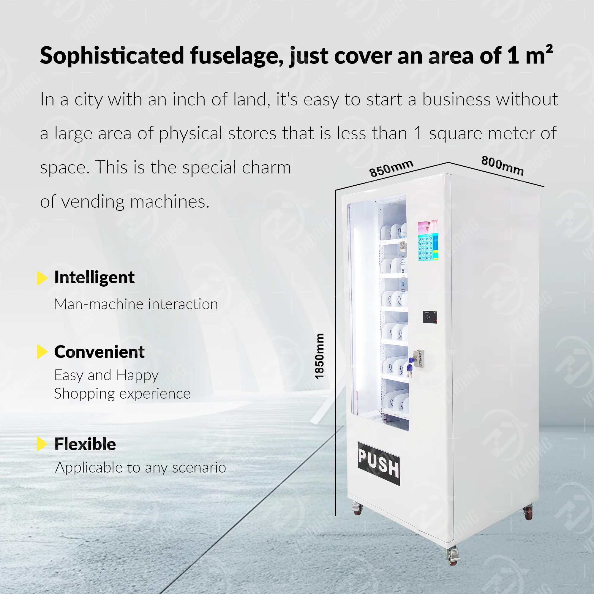 Factory supply new type Customized indoor and outdoor spiral pusher spring vending machine