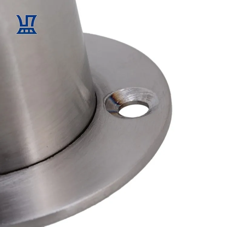 BQLZR Бесплатная доставка 4 шт. штанга для шкафа фланец штанга для одежды в супермаркете и высокой стопы фланец из нержавеющей стали труба фланец сиденье с фокусным расстоянием 25 мм